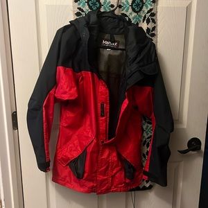 Marmot coat red/black outdoor Gore tech small